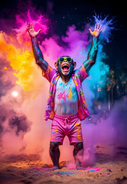 Art Print Kraurart AI - Festival of the Wild