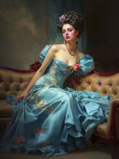 Art Print Zulfiia Ermakova - The Countess Awaits