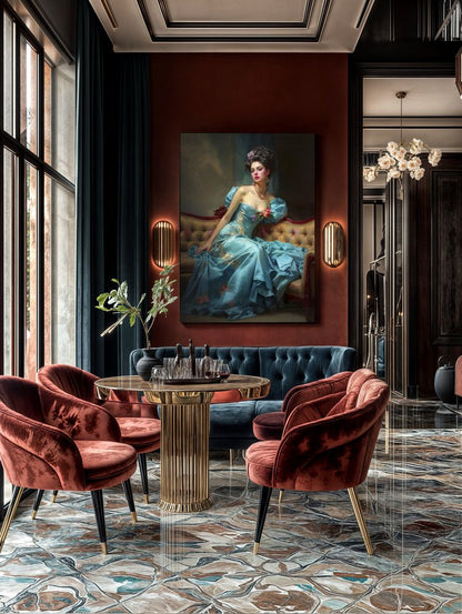 Art Print Zulfiia Ermakova - The Countess Awaits