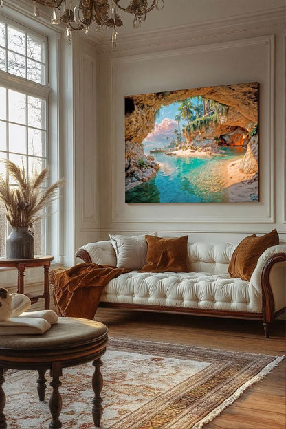 Art Print BonsAI - The Secret Below the Cliffs