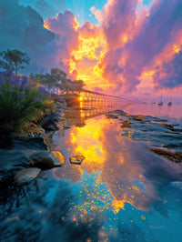 Art Print BonsAI - Kissing Clouds