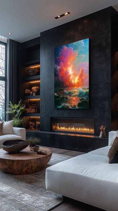 Art Print BonsAI -  Cradle of Storm fire