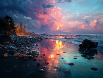 Art Print BonsAI - The Eruption Line