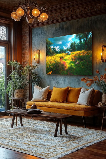 Art Print BonsAI - Sunflowers and Steel