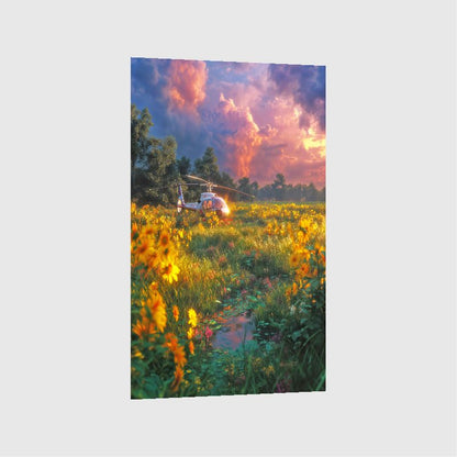 Art Print BonsAI - Down Among the Golden Meadows