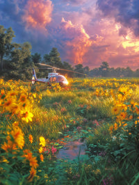 Art Print BonsAI - Down Among the Golden Meadows