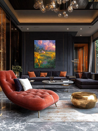 Art Print BonsAI - Down Among the Golden Meadows