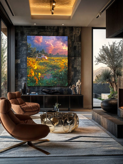 Art Print BonsAI - Down Among the Golden Meadows