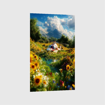 Art Print BonsAI - Among the Flowers