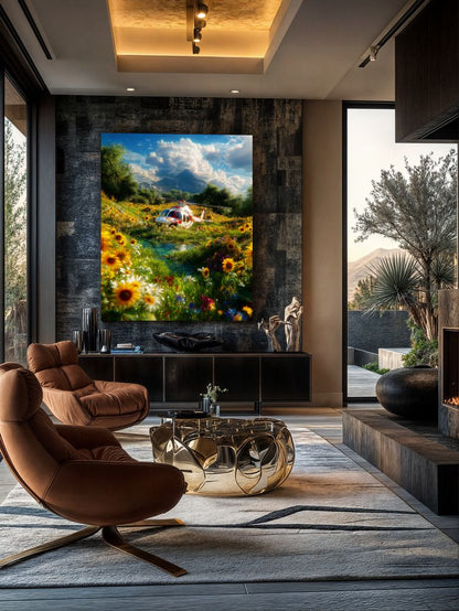 Art Print BonsAI - Among the Flowers