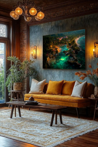 Art Print BonsAI - Emerald Serenity