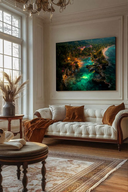 Art Print BonsAI - Emerald Serenity