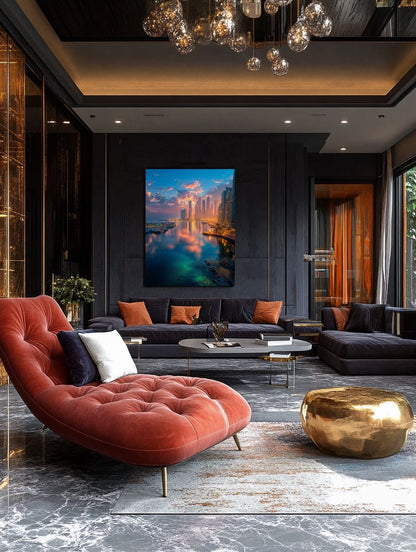 Art Print BonsAI - City of Light and Reflection