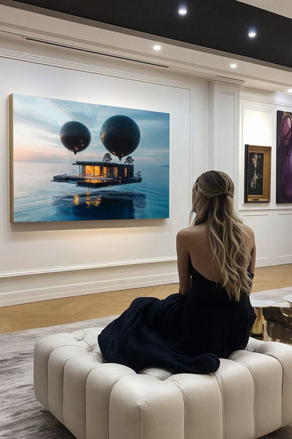 Art Print Future Form Studios AI - Zero Gravity Living