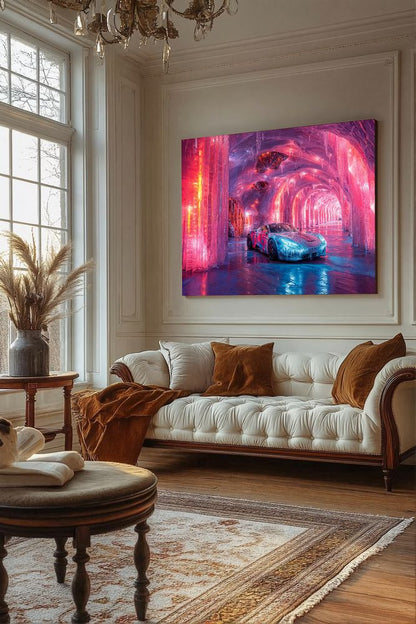 Art Print Future Form Studios AI - Frozen Velocity