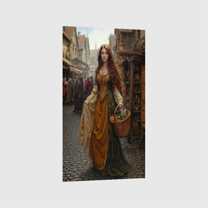 Art Print Zulfiia Ermakova - The Weaver's Daughter