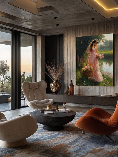 Art Print Zulfiia Ermakova - Blush of the Meadow