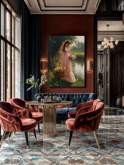 Art Print Zulfiia Ermakova - Blush of the Meadow