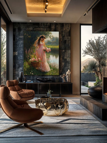 Art Print Zulfiia Ermakova - Blush of the Meadow