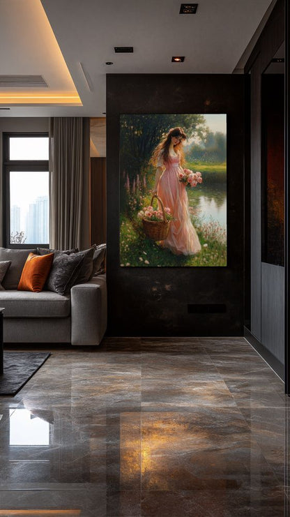 Art Print Zulfiia Ermakova - Blush of the Meadow