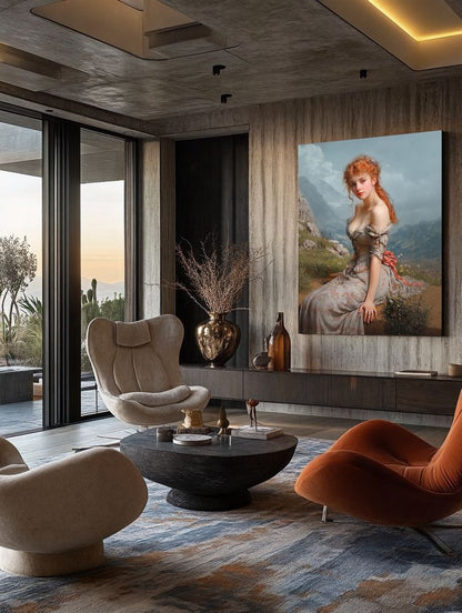 Art Print Zulfiia Ermakova - Breeze from the Peaks