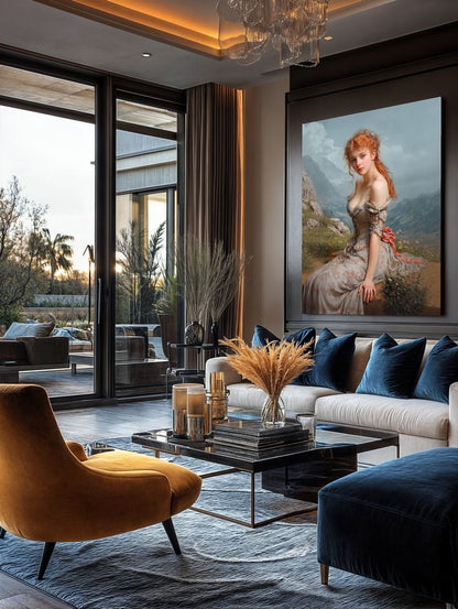 Art Print Zulfiia Ermakova - Breeze from the Peaks