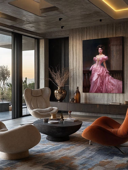Art Print Zulfiia Ermakova - The Duchess in Pink
