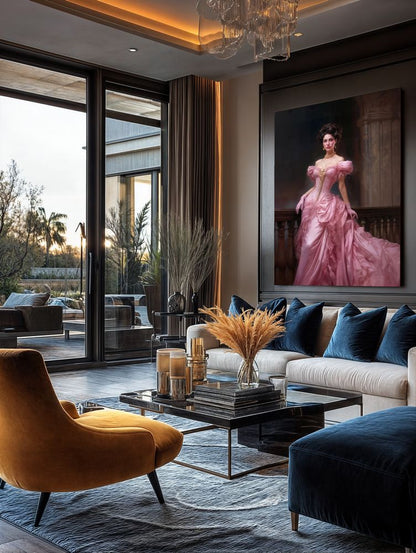 Art Print Zulfiia Ermakova - The Duchess in Pink