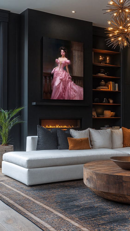 Art Print Zulfiia Ermakova - The Duchess in Pink