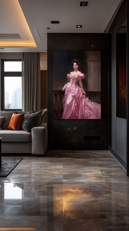 Art Print Zulfiia Ermakova - The Duchess in Pink