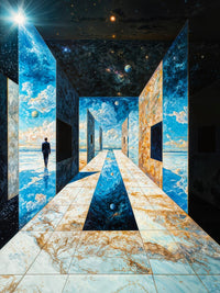 Art Print Existence Games - The Walk Between Worlds