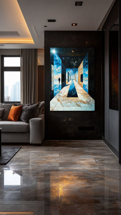 Art Print Existence Games - The Walk Between Worlds