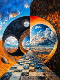 Art Print Existence Games - Unity Despite Division