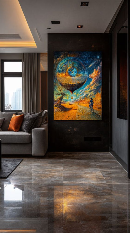 Art Print Existence Games - The Road Through Time