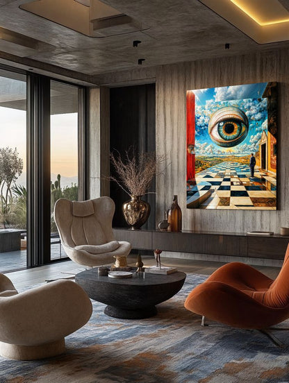 Art Print Existence Games - Reflections of the Subconscious