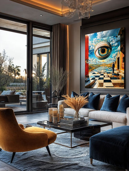 Art Print Existence Games - Reflections of the Subconscious