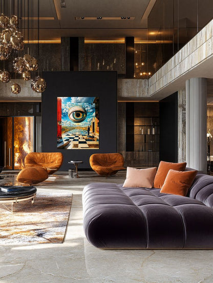 Art Print Existence Games - Reflections of the Subconscious