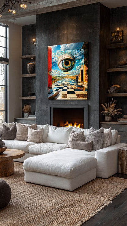 Art Print Existence Games - Reflections of the Subconscious