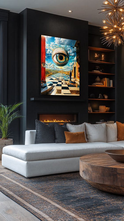 Art Print Existence Games - Reflections of the Subconscious