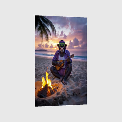 Art Print Kraurart AI - Ukulele Kong