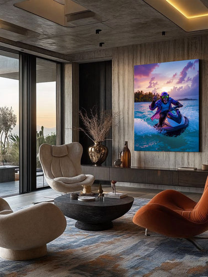 Art Print Kraurart AI - Banana Breeze