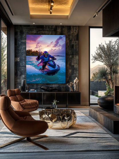 Art Print Kraurart AI - Banana Breeze