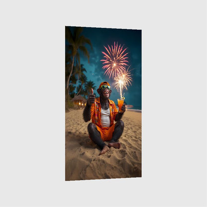 Art Print Kraurart AI - Monkey Shine