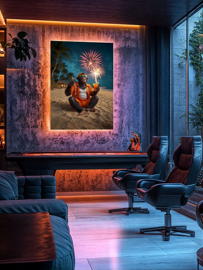 Art Print Kraurart AI - Monkey Shine