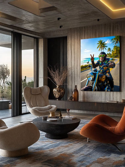 Art Print Kraurart AI - Coastline Cruiser