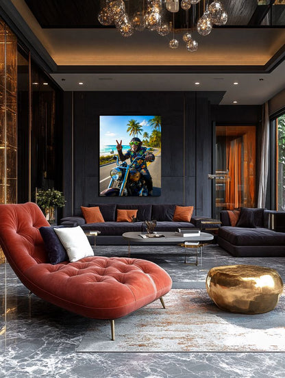 Art Print Kraurart AI - Coastline Cruiser