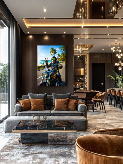 Art Print Kraurart AI - Coastline Cruiser