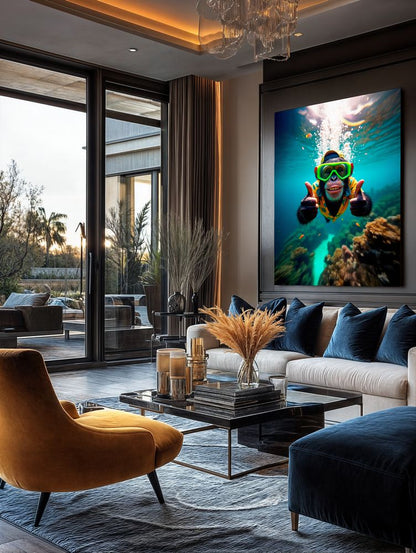 Art Print Kraurart AI - Deep Dive Darwin