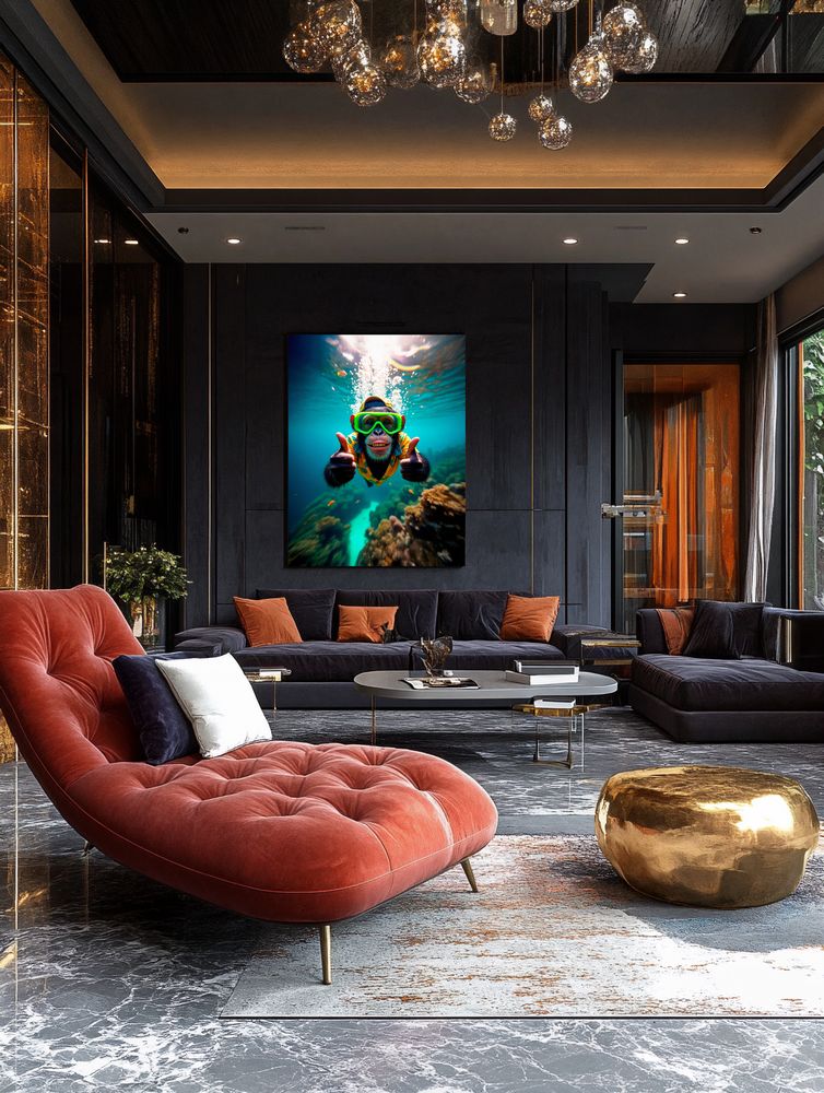 Art Print Kraurart AI - Deep Dive Darwin