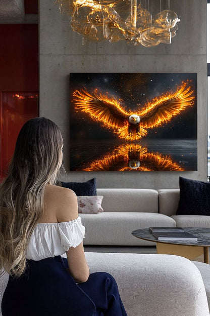 Art Print Aquila Vision AI - Inferno Soar